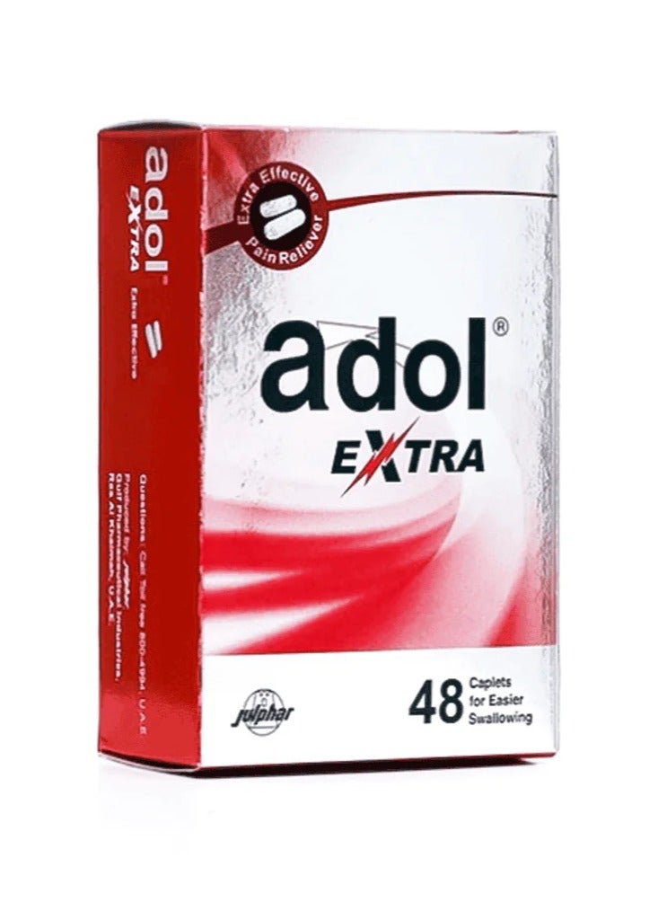 Adol Extra Tab 48'S (Fast Pain Relief for Body Aches & Headache)